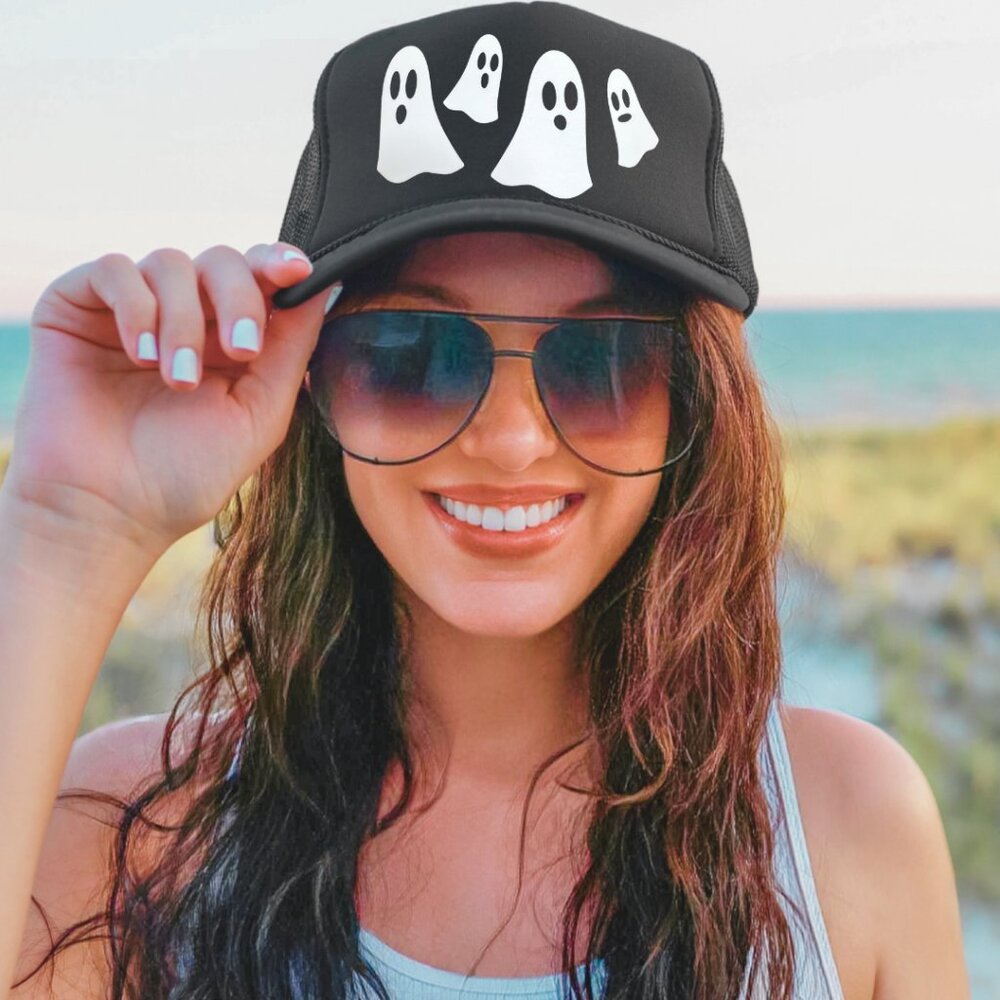 Pack of 4 Ghosted Trucker Hat – Haunt Couture Collection
